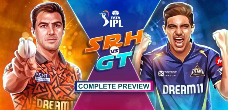SRH vs GT (IPL 2025) Match 19 Pat Cummins vs Shubman Gill battle