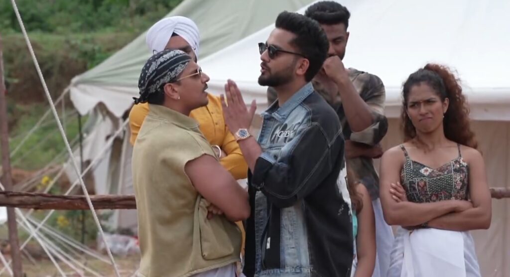 MTV Roadies Double Cross Episode 30 Prince Narula vs Elvish Yadav heated fight during GK Test task