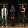 MTV Roadies Double Cross Episode 32 (27 April 2025) Gautam Gulati, Prince Narula, Rhea Chakraborty, Neha Dhupia, and Elvish Yadav at vote out location