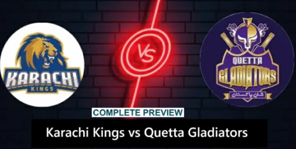Karachi Kings vs Quetta Gladiators (PSL 2025) Match 8 David Warner vs Saud Shakeel battle