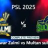 Multan Sultans vs Peshawar Zalmi (PSL 2025) Match 9 Babar Azam vs Mohammad Rizwan battle
