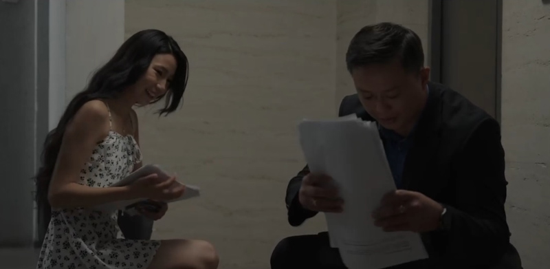 The Pursuit of Lust 4 (2025) hot wife tempting husband's boss wearing short clothes