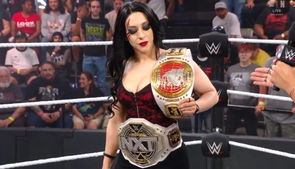 WWE NXT 1 April 2025 Stephanie Vaquer vacating NXT Women's North American Championship