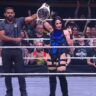 WWE NXT 22 April 2025 Recap Referee raising Stephanie Vaquer's hand after her win