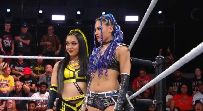 WWE NXT 29 April 2025 Recap Roxanne Perez and Giulia ready for their match against IYO SKY and Jordynne Grace