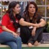 Colors TV Laughter Chefs Season 2 Episode 30 Reem Shaikh and Nia Sharma sitting together having fun