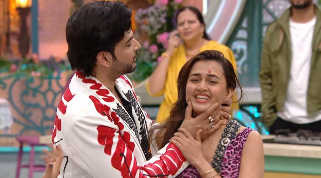 Colors TV Laughter Chefs Season 2 Episode 32 Karan Kundrra kissing Tejasswi Prakash