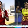 England Women vs West Indies Women 3rd T20I (26 May 2025) Nat Sciver-Brunt vs Hayley Matthews battle pic