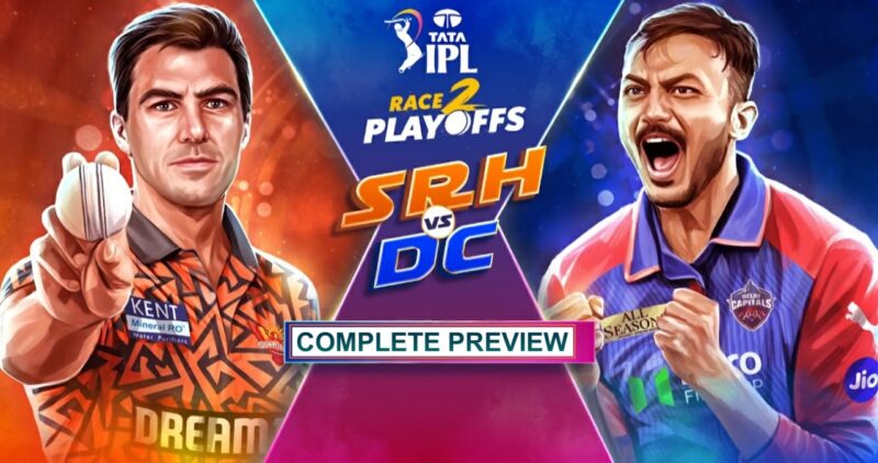 SRH vs DC (IPL 2025) Match 55 Pat Cummins vs Axar Patel battle