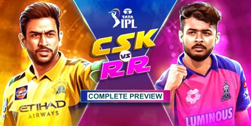 CSK vs RR (IPL 2025) Match 62 MS Dhoni vs Riyan Parag battle