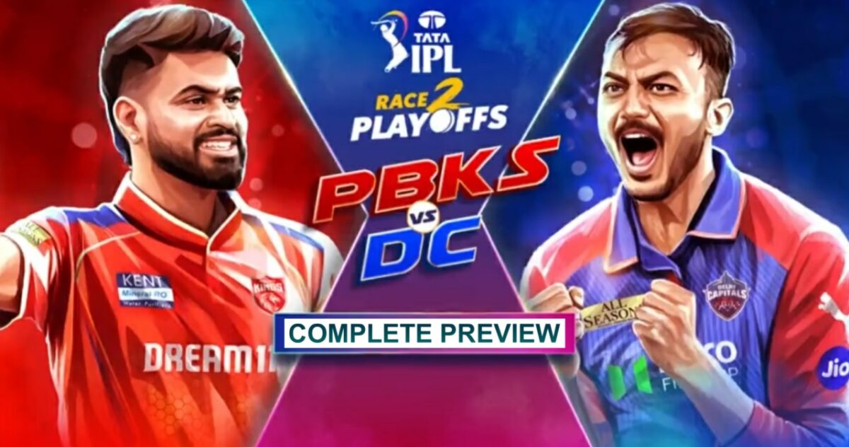 PBKS vs DC (IPL 2025) Match 66 Shreyas Iyer vs Axar Patel battle