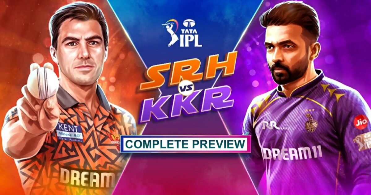 SRH vs KKR (IPL 2025) Match 68 Pat Cummins vs Ajinkya Rahane battle
