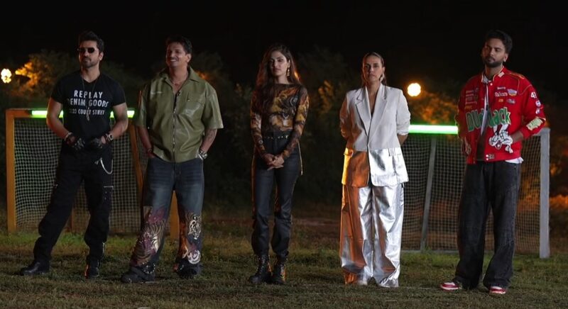 MTV Roadies Double Cross Episode 33 (3 May 2025) Gautam, Prince, Rhea, Neha, and Elvish at task location