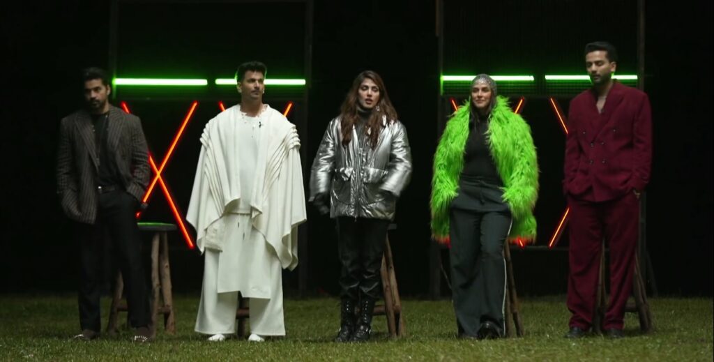 MTV Roadies Double Cross Episode 40 (25 May 2025) Gautam, Prince, Rhea, Neha, and Elvish at vote out location