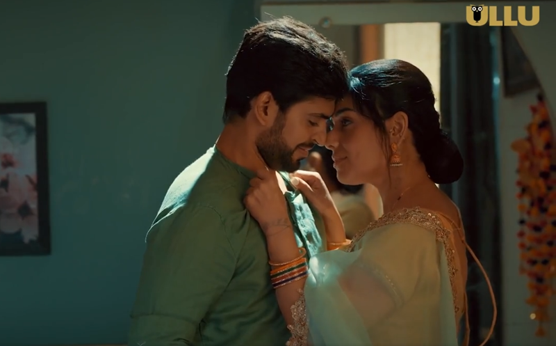 Naina Chhabra Rohini enjoying with Kishore spicy scene in Daal Chawal Ullu Web Series 