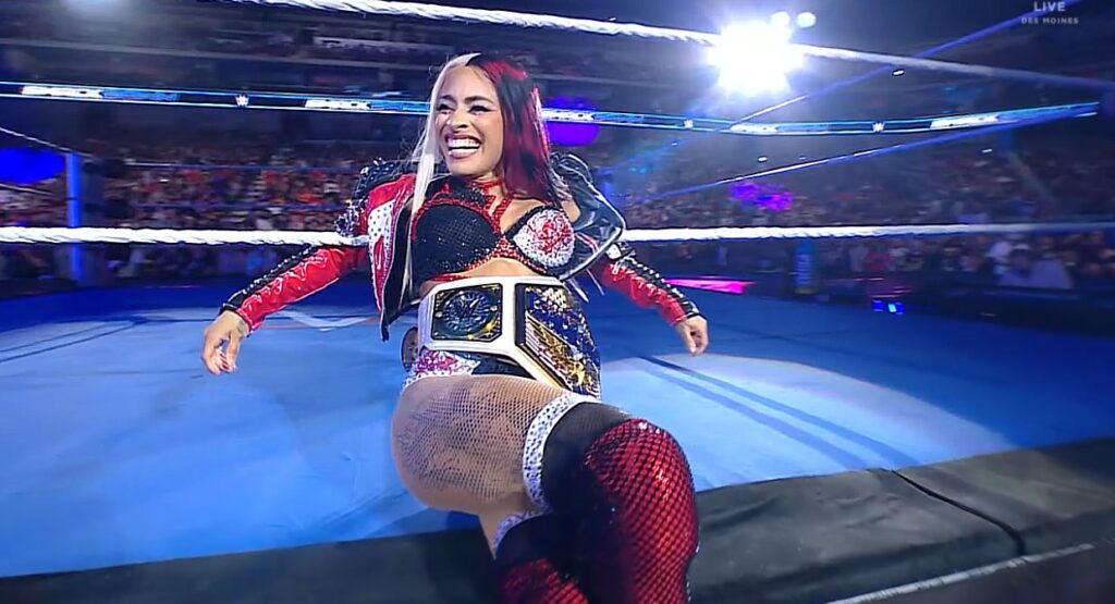 WWE SmackDown 2 May 2025 Recap new US Women's Champion Zelina Vega doing her ring entrance