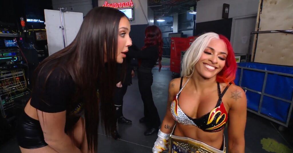 WWE SmackDown 23 May 2025 Recap Chelsea Green mocking Zelina Vega backstage