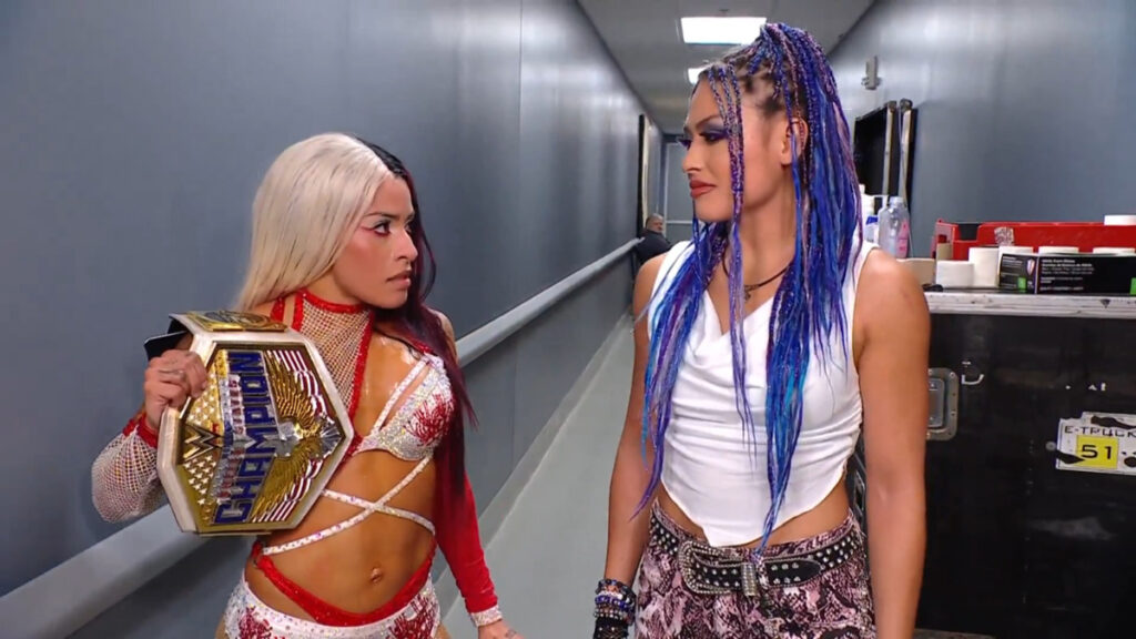WWE SmackDown Results (30 May 2025) Zelina Vega having a face-off backstage with Giulia