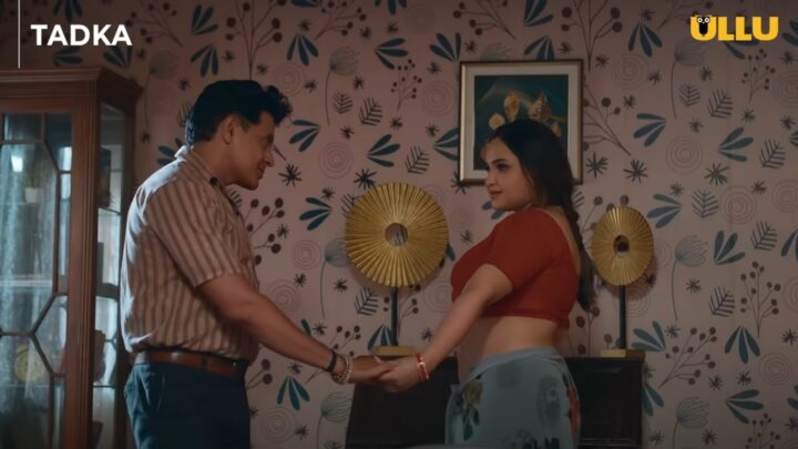 Sangeeta making out with Vinod in Tadka (ULLU Web Series)