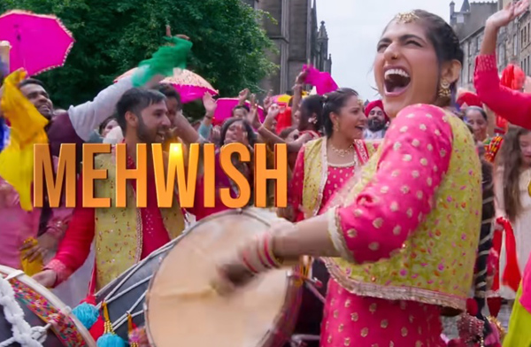 Kubra Sait playing dhol in Son of Sardaar 2