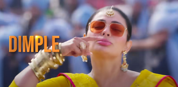 Neeru Bajwa as Dimple doing burraahhhh in Son of Sardaar 2
