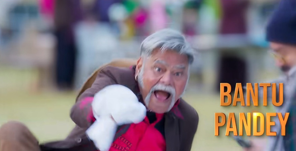 Sanjay Mishra in a comic role as Bantu Pandey in Son of Sardaar 2