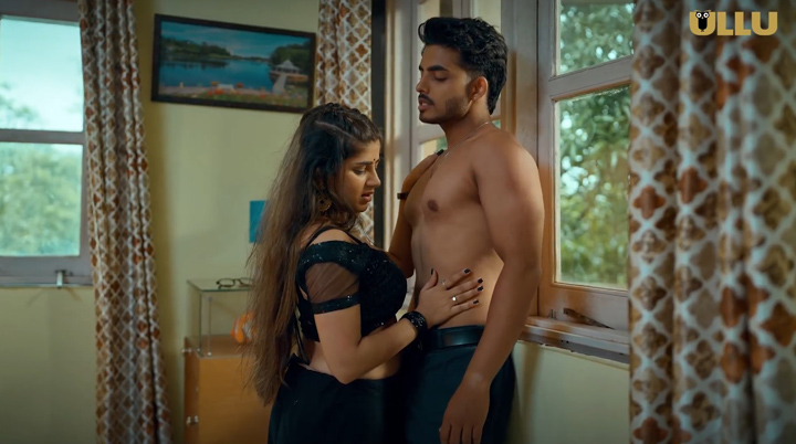 Photo of Sarika Salunkhe cute love making with Raju in Bade Achhe Lagte Hai (ULLU Web Series}