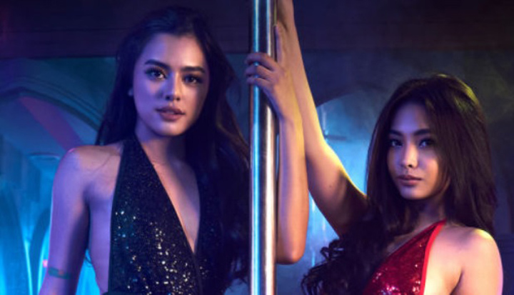 Photo of Christy Imperial and Denise Esteban pole dancing in Pihit VMX 2025 film  Photo of Christy Imperial and Denise Esteban pole dancing in Pihit VMX 2025 film 