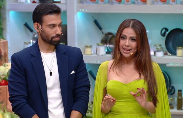 Avika Gor with Milind Chandwani interacting with Laughter Chefs Season 2 contestants