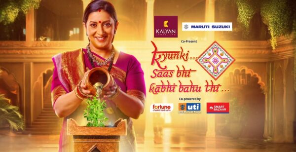 Tulsi Virani looking beautiful on Kyuki Saas Bhi Kabhi Bahu Thi poster