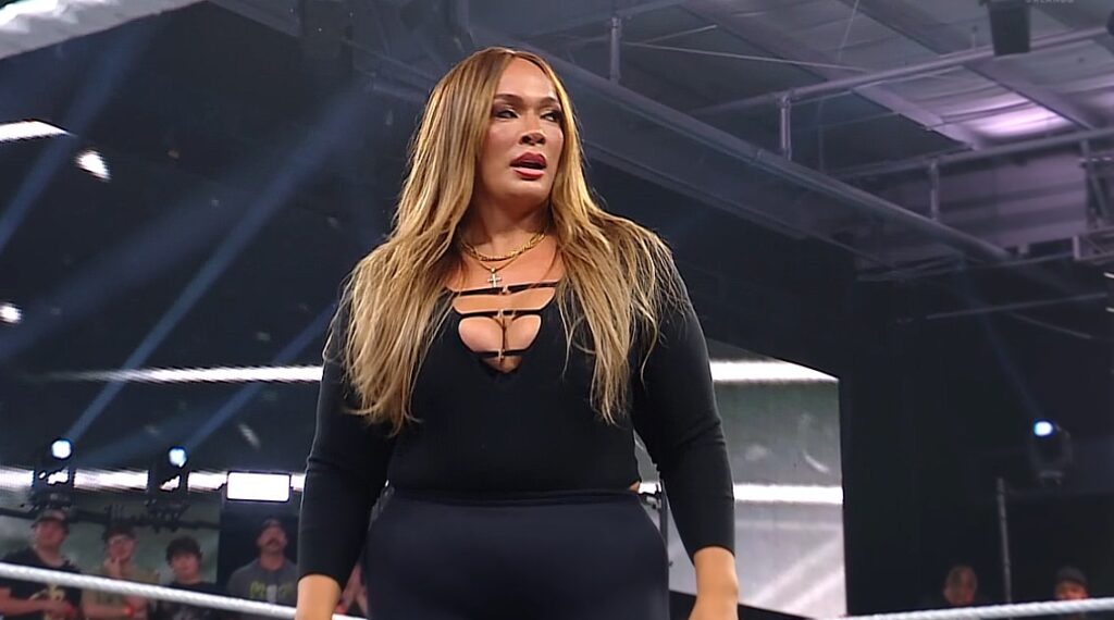 Nia Jax after destroying Lash Legend on WWE NXT 29 July 2025 show