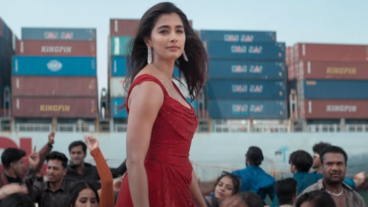Pooja Hegde in red dress from Monica looking too cute