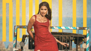 Read more about the article Check out photos of Pooja Hegde in red dress from Monica song video (Coolie 2025 film)