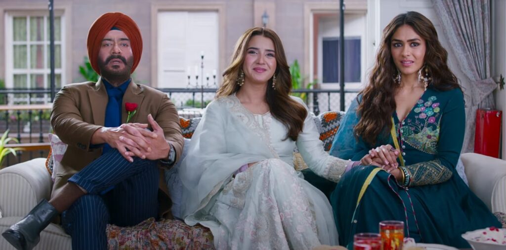 Ajay Devgn and Mrunal Thakur acting as Roshni Walia's parents in Son of Sardaar 2 trailer