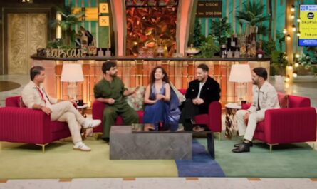 Saurabh Dwivedi, akamiya Jani, Raj Shamani, and Samdish Bhatia ass special guests on The Great Indian Kapil Show Season 3 Episode 6