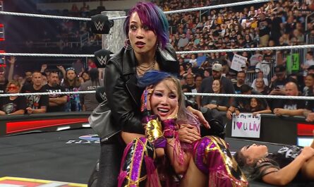 Kairi Sane and Asuka reunion on WWE RAW 7 July 2025