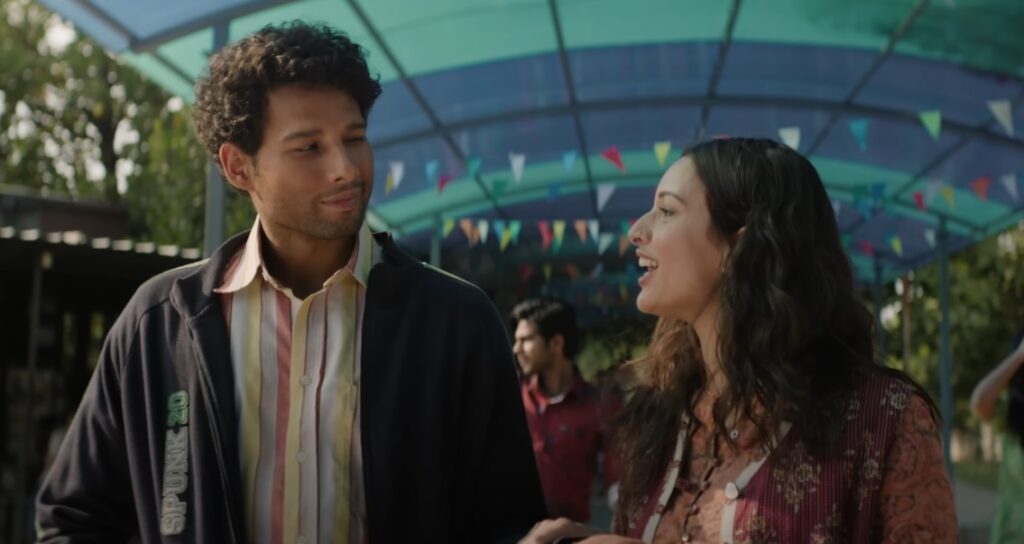 Siddhant Chaturvedi and Tripti Dimri looking cute together in Dhadak 2