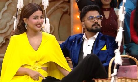 Hina Khan's romantic moment with Rocky Jaiswal from Pati Patni Aur Panga Season 1 Episode 6