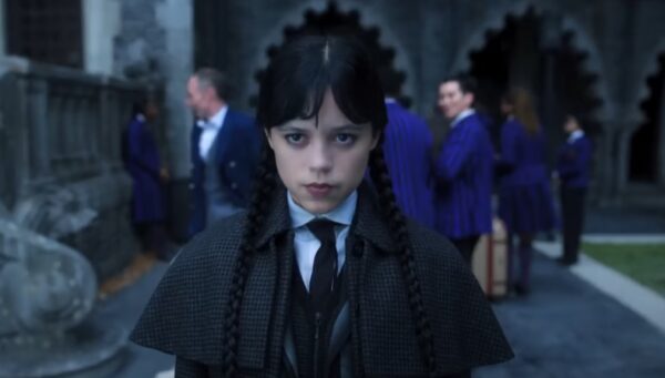 Jenna Ortega in Nevermore Academy in Wednesday Season 2