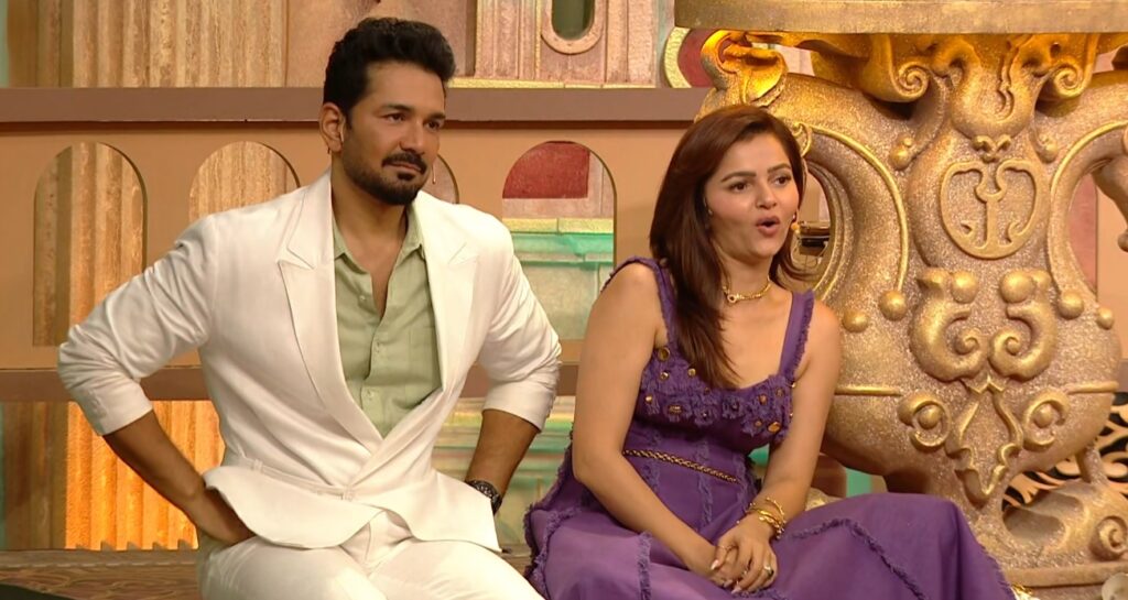 Abhinav Shukla and Rubina Dilaik having fun at Pati Patni aur Panga episode 2
