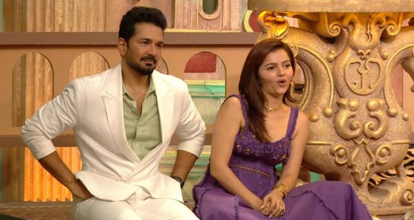 Abhinav Shukla and Rubina Dilaik having fun at Pati Patni aur Panga episode 2 