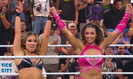 Kelani Jordan and Lola Vice's winning moment from WWE NXT 12 August 2025 show