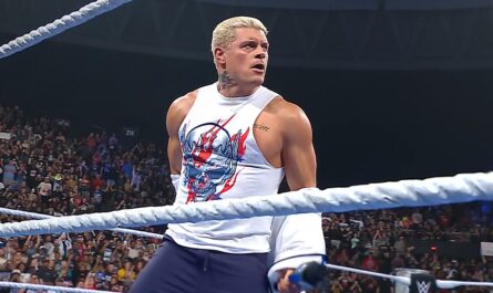 Cody Rhodes during SmackDown 12 September 2025 main event