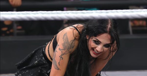 Tatum Paxley after main event win on NXT 14 October 2025 ep