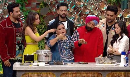 Laughter Chefs Season 3 Episode 3 Tasting of Jam Atta Biscuits made by Jannat Zubair and Aly Goni