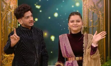 Munawar Faruqui and Rubina Dilaik having fun on Pati Patni Aur Panga Season 1 Episode 31