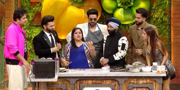 Laughter Chefs Season 3 Episode 11 Chef Harpal judging cake cone