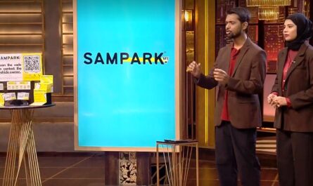 Shark Tank India Season 5 Episode 12 Rahul and Almas making pitch for Car Sampark tag