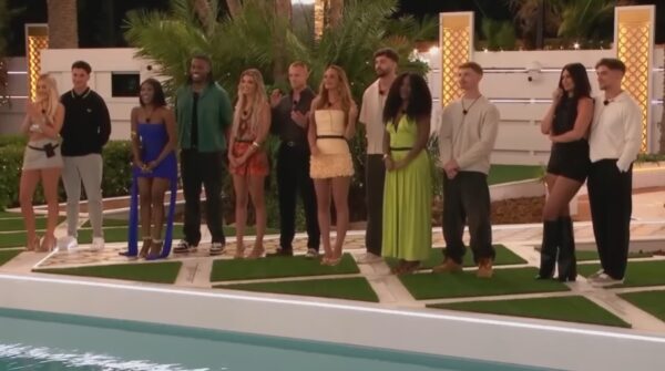 Love Island All Stars Season 3 Episode 1 All Public voted couples standing together 