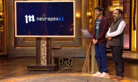Shark Tank India Season 5 Episode 11 Neurapex Ai founder making pitch